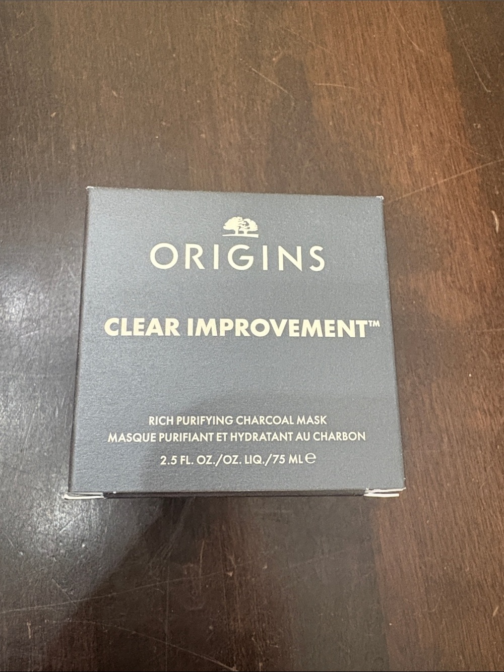 Origins Clear Improvement Charcoal Mask - Charcoal Gray 2.5oz 75ml